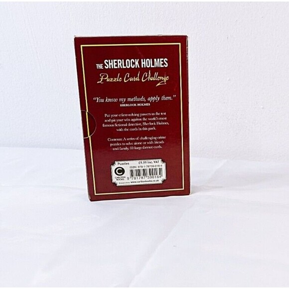 Sherlock Holmes Puzzle Card Challenge - 60 Puzzle Cards in Large Format - - Picture 2 of 6